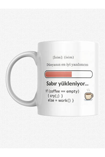 HEREVE YAZILIMCIYA HEDİYE DÜNYANIN EN İYİ YAZILIMCISI BASKILI İSİM YAZILABİLİ...