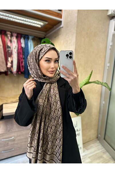 CUOCA LOUNGE Dora Desen Çift Taraflı Elyaf İpek Şal