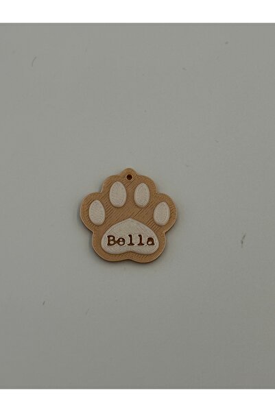 Epic Crafting Breloc sau medalion zgardă personalizat pentru căței – Lăbuță c...