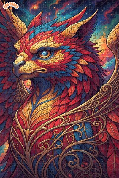 Esranın Dünyası لغز خشبي مكون من مزدوج الطبقات إطارًا بمظهر لوحة زيتية لخلية ...