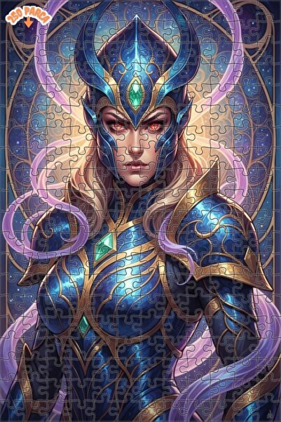 Esranın Dünyası Mysterious Warrior Queen Oil Painting Lookalike Double-Layer ...