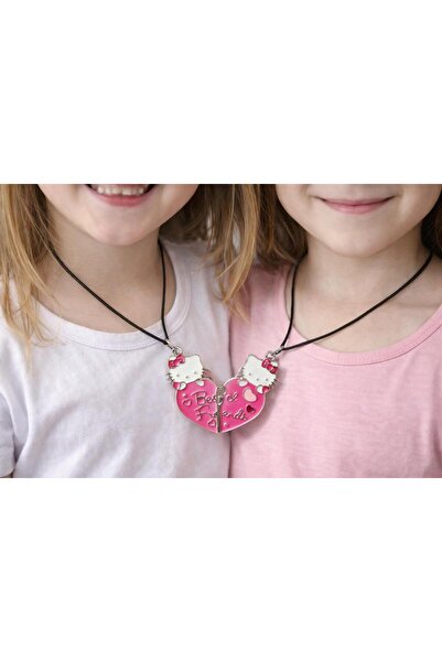 EMKSHOP 2'Lİ ARKADAŞLIK KOLYESİ ÇİFT KOLYE MIKNATISLI İKİZ KOLYE