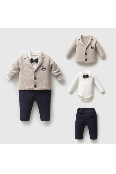 DIDuStore Nipperland Men's 3-6-9-12 Months Set