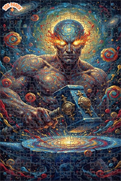 Esranın Dünyası Creative Universe God of the Universe Oil Painting Lookalike ...