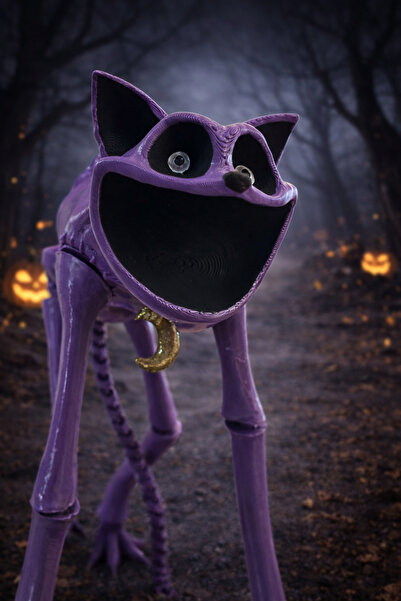 Rüzgar Tasarım Poppy Playtime Catnap Dummy T13 Eklemli Oyuncak Figür 20cm Çif...