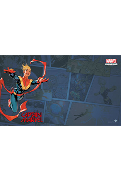 Fantasy Flight Games Marvel Champions: Captain Marvel Game Mat