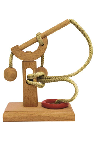 Deico Games Puzzle 3D IQ Games – Jocuri logice si de indemanare din lemn