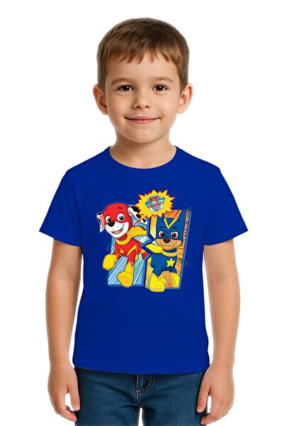 SEDİRLİ Unisex Paw Petrol με τύπωμα Παιδικό T-Shirt από χτενισμένο βαμβακερό ...