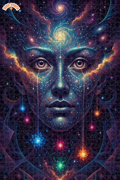 Esranın Dünyası Universal Face Double Layer Framed Wooden Puzzle 1000 Pieces ...