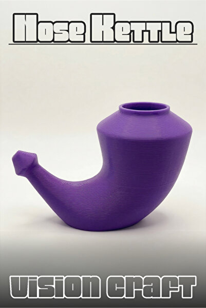 Vision Craft Nose Kettle Burun Yıkama Kabı 3D Baskı Neti Pot Allerjik Rinit B...