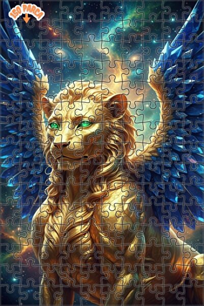 Esranın Dünyası Golden Winged Lion Puzzle 150 Pieces 20X30