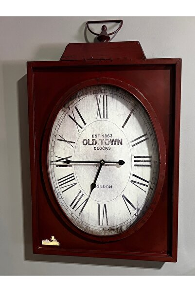 KARCILAR HOME STORE dışı metal kırmızı saat ⏰