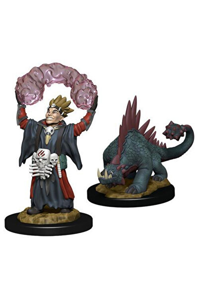 Wizkids Deepcuts - Wardlings: Boy Warlock & Lizard