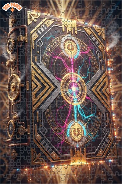 Esranın Dünyası Mysterious Energy Book Double-Layer Framed Wooden Puzzle 250 ...