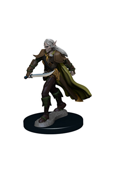 Wizkids Pathfinder Battles: Figurină pictată premium - Luptător elf masculin