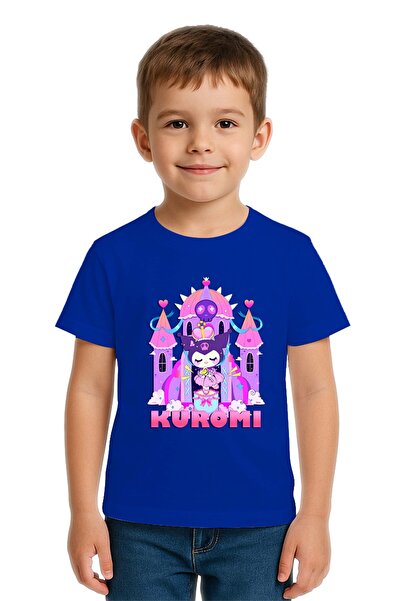 SEDİRLİ Unisex Kuromi με τύπωμα Παιδικό μπλουζάκι από χτενισμένο βαμβακερό ύφ...