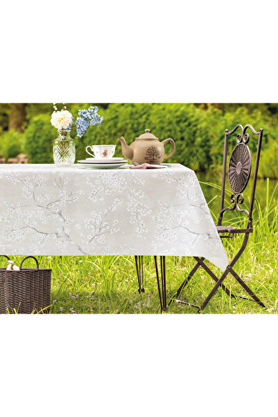 Madame Coco Exorde Pvc Tablecloth - Gray