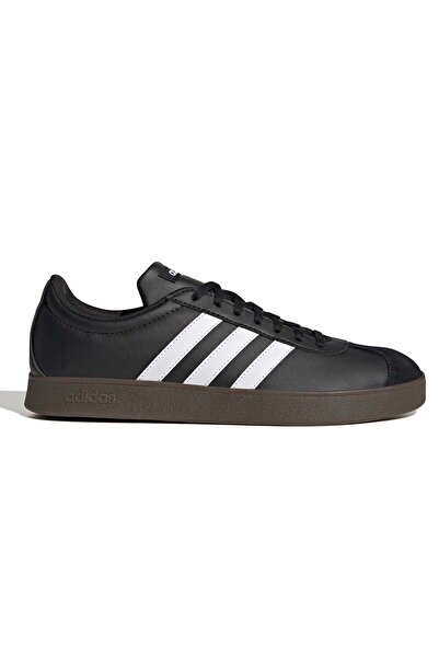 adidas حذاء رياضي للجنسين من VL Court Base باللون الأسود والأبيض