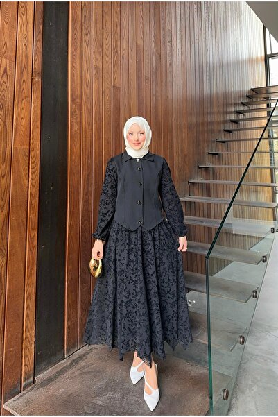 REMUBİ KADIN TÜL ETEKLİ TAKIM