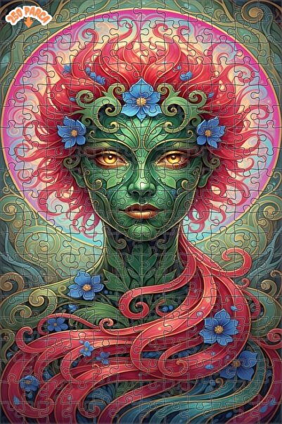 Esranın Dünyası Nature Fairy Oil Painting Look Wooden Puzzle 250 Pieces 30X30