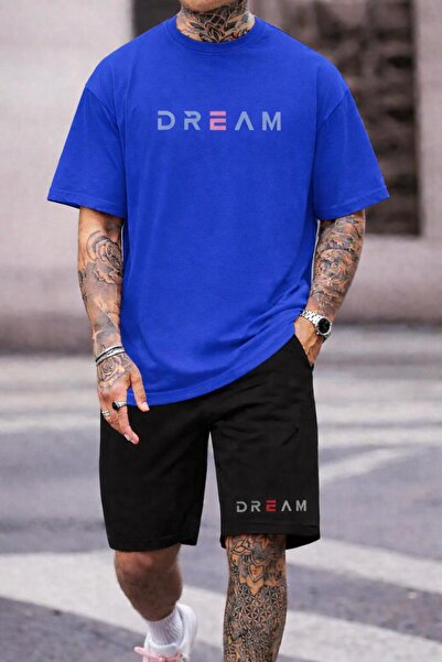 zeag Men's Dream Printed Shorts T-Shirt Set