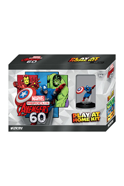 Wizkids Marvel HeroClix: Avengers 60th Anniversary Play at Home Kit Captain A...