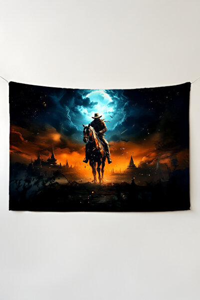 Charmbi Red Dead Redemption 2 Wall Covering – Oversized Tapestry Wall Rug Sq,...