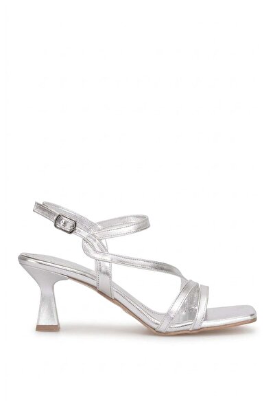 Ayakkabı Fuarı Elit Mst954C Women's Classic Heeled Shoes Silver