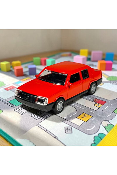 Zey-Al Tofaş Şahin Metal Pull-Back Car - 1:30 Scale Black Model Vehicle