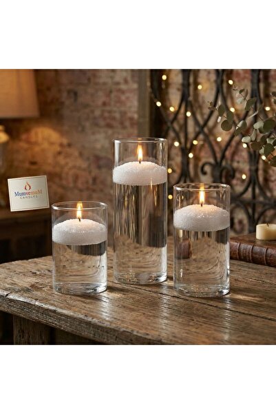 MumvemuM 1 KG Yüzen Kum Mum ( İnci Tozu Mum )