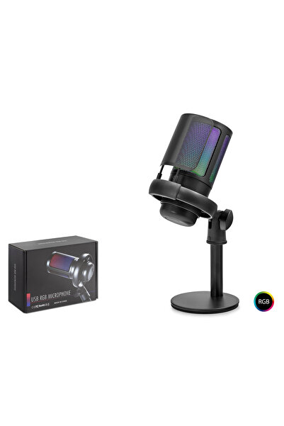 Epilons Professional Rgb Microphone 192 Khz / 24 Bit Condenser Recording Set ...