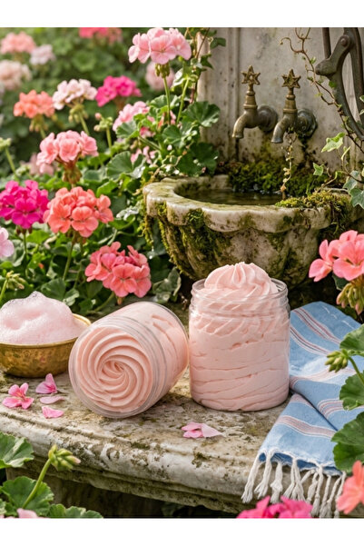 Günebakan Geranium Scented Foaming Peeling & Cream Soap 210Cc