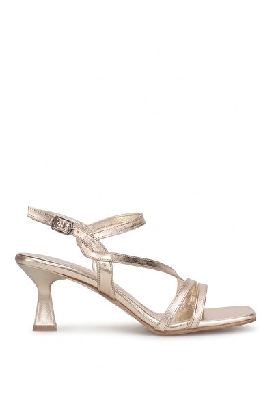 Ayakkabı Fuarı Elit Mst954C Women's Classic Heeled Shoes Gold
