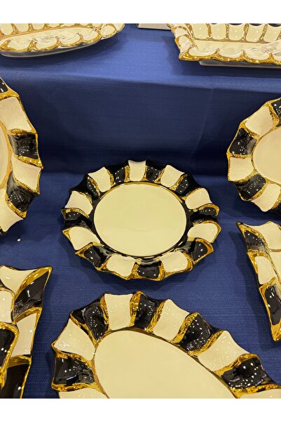 hediye Esterhomedecor Round Presentation Plate 30cm Rosey203 Single Piece