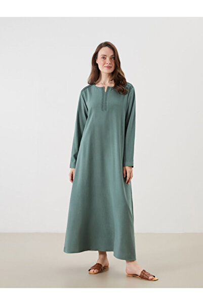 LC Waikiki I Lace Detailed a Dikim Linen Mixed Dress from Freezen Store