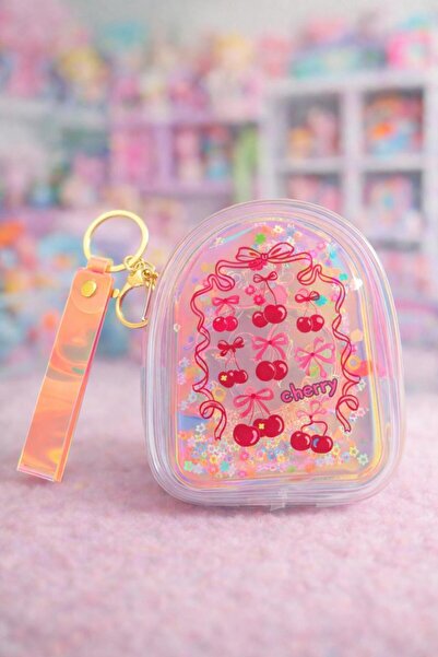 EMKSHOP Sweet Cherry Mini Wallet Bag (10.5 cm * 8.5 cm)