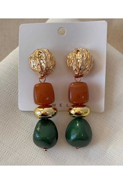 JEWELRY Vintage Küpe, Tarz Küpe, Büyük Küpe, Premium Küpe
