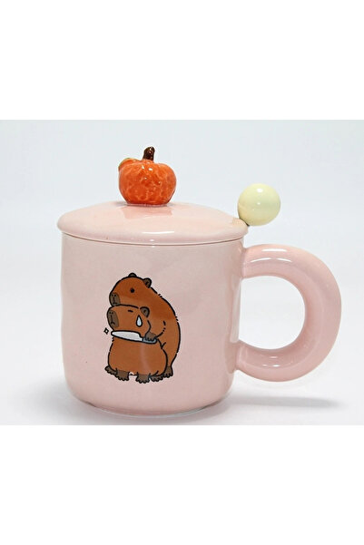 Epilons 3d capybara Patterned porcelain mug cup alk4504