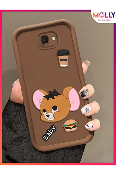 Molly Fallow Brown Baby Jerry 3D Figured Silicone Case for Samsung Galaxy J7 ...
