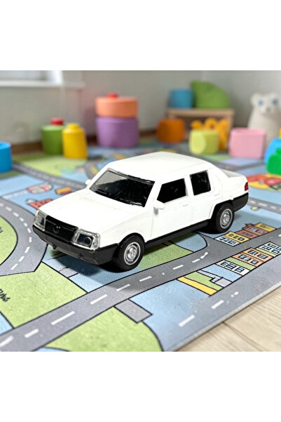 Zey-Al Tofaş Şahin Metal Çek Bırak Araba - 1:30 Ölçek Siyah Model Araç