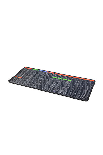 Epilons Mouse Pad 300 X 700 mm - Pc Shortcuts Zr915 Zenvia-Tg4356
