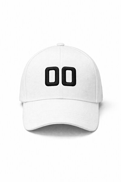 ZERAMİNE Minimal 00 Nakışlı Unisex Baseball Şapka – Günlük Spor Cap
