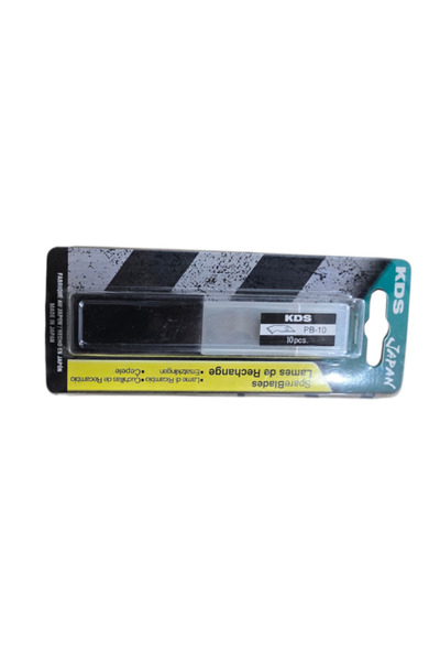 KDS Japan PB-10 Spare Hook Blades 9mm for P-11 Plastic Cutter – 10 Pieces Pack