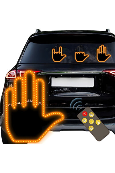 OEM Indicator auto LED cu telecomandă wireless, tip manual – 4 moduri de ilum...