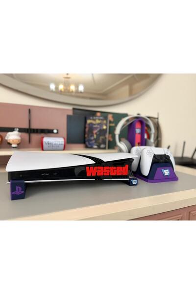 Merada Playstation 5 Pro ve Slim Uyumlu 2'li Stand ile Dualsense ve Kulaklık ...