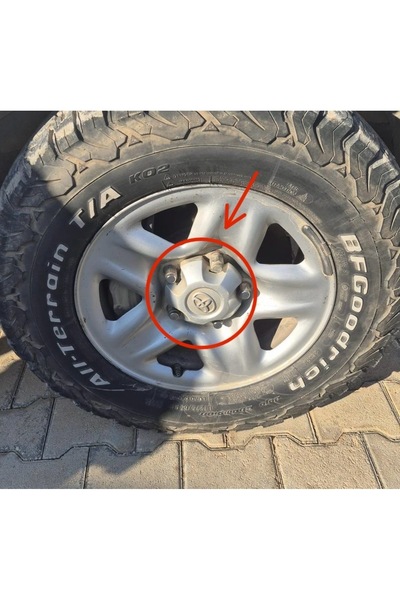 TuransoyCraft Toyota Land Cruiser Orjinal Jantın Göbeği 1 adet