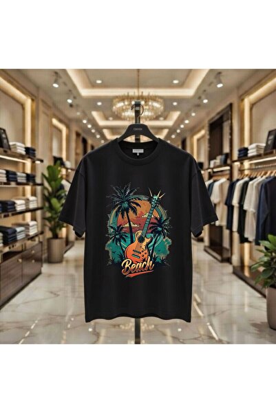 playwear Μπλουζάκι με στάμπα Beach New Season, 100% βαμβακερό, oversized, χαλ...