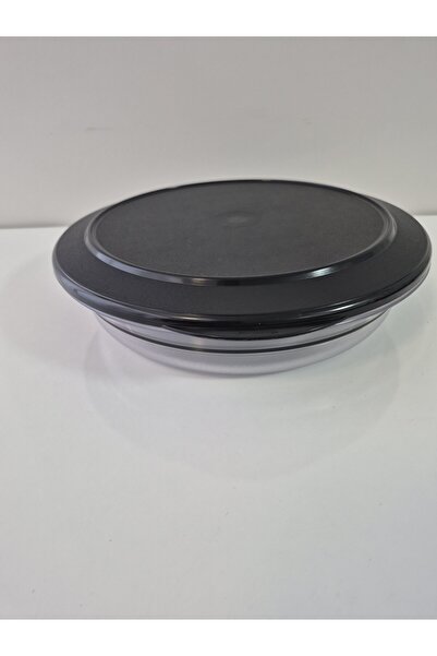 Tupperware طبق تقديم كريستال سعة 1.3 لتر باللون الأسود