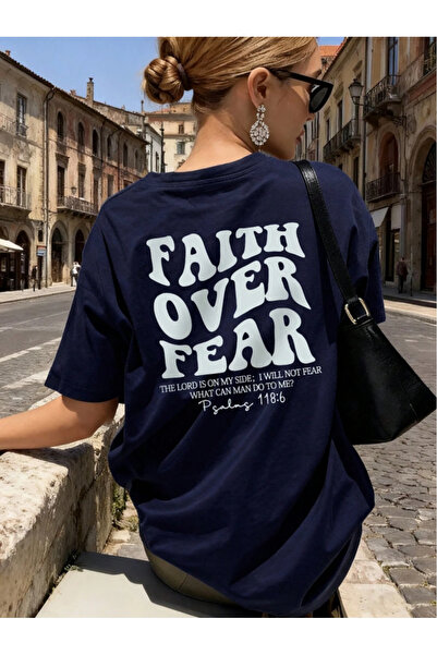 Mayer Butik Unisex Ανδρικό/Γυναικείο T-Shirt Faith Over Color, με ιδιαίτερη σ...