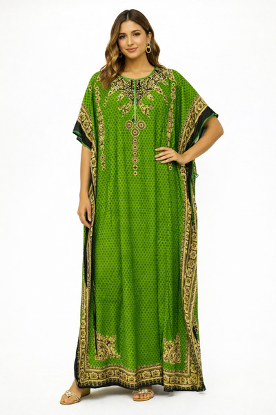 Butik Gültürkmen Kadın Bambu Kumaş Salaş Uzun Elbise Tek Beden 36-44